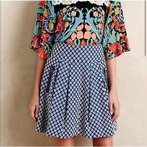 Anthropologie Maeve Fourth Street A-line skirt